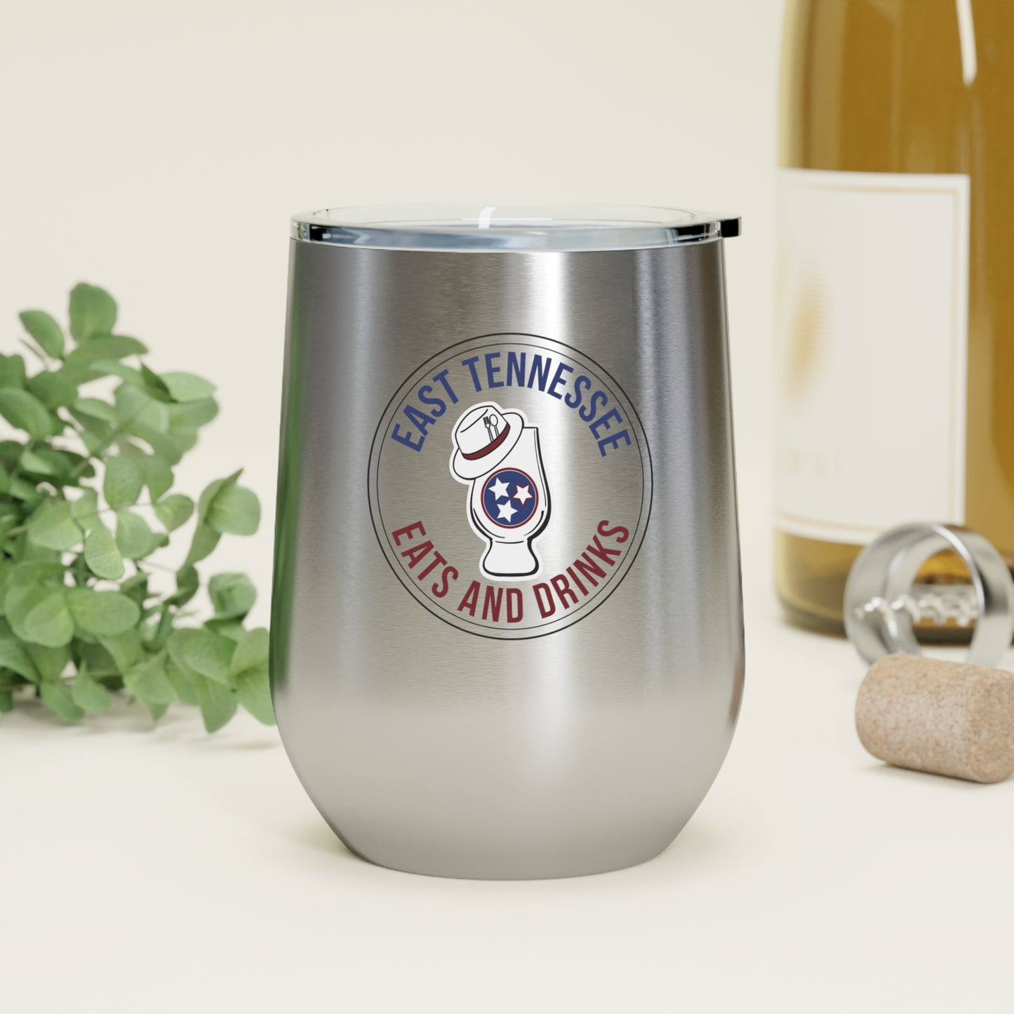East Tennessee Eats and Drinks 12oz Insulated Wine Tumbler