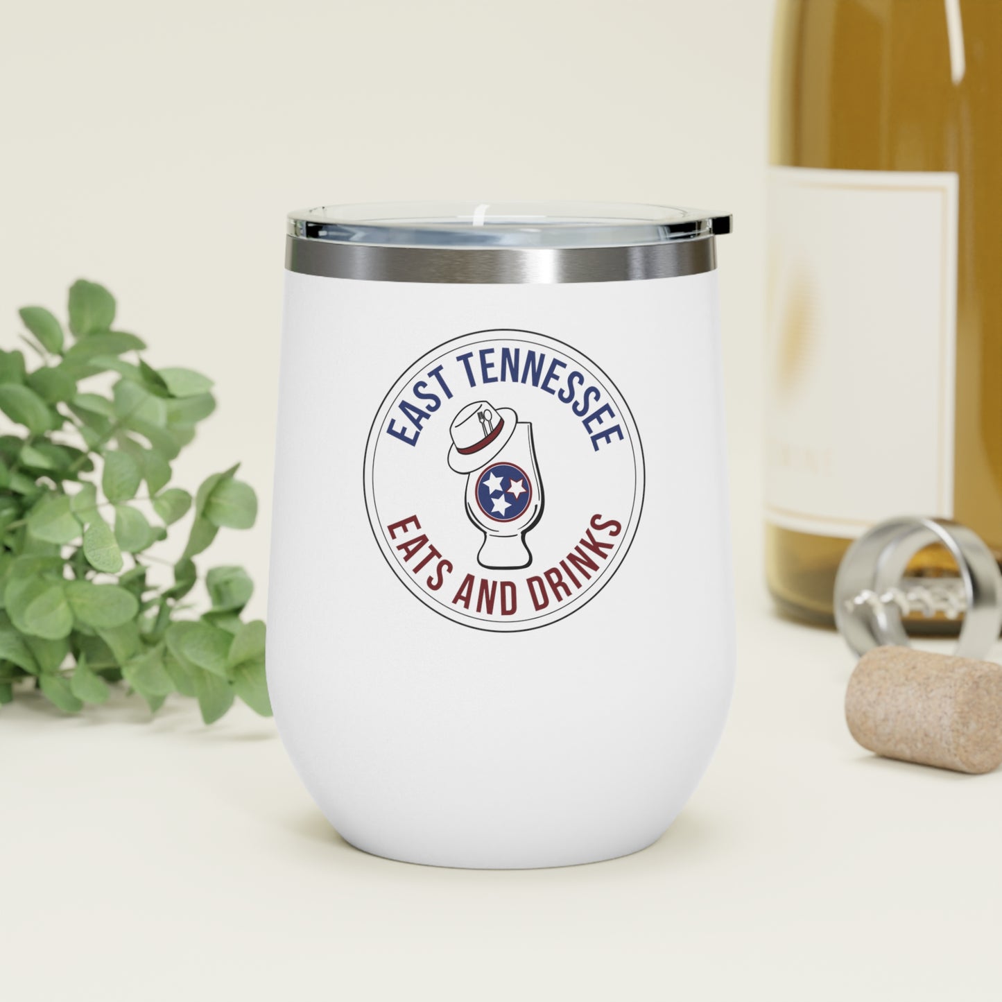 East Tennessee Eats and Drinks 12oz Insulated Wine Tumbler