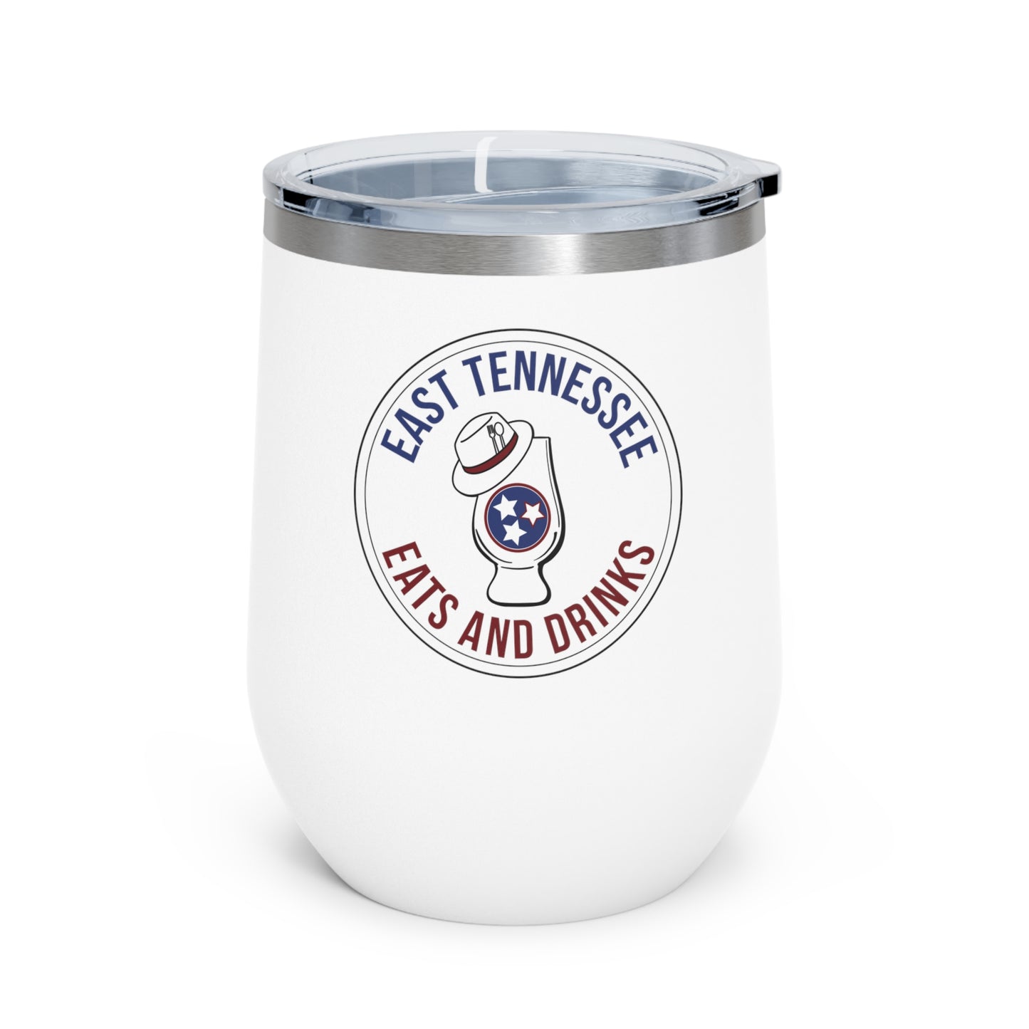 East Tennessee Eats and Drinks 12oz Insulated Wine Tumbler