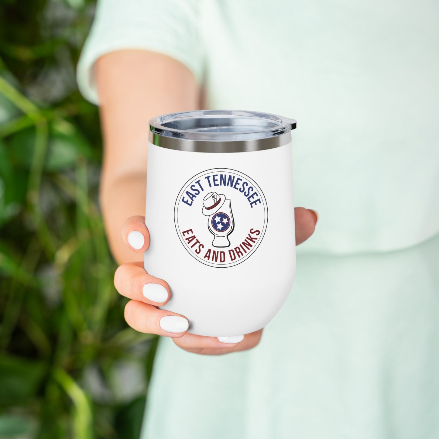 East Tennessee Eats and Drinks 12oz Insulated Wine Tumbler