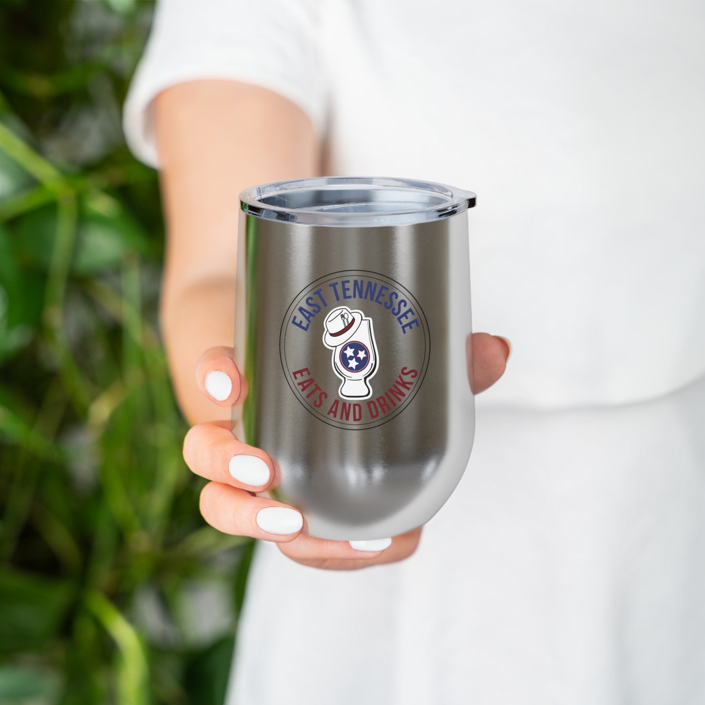 East Tennessee Eats and Drinks 12oz Insulated Wine Tumbler