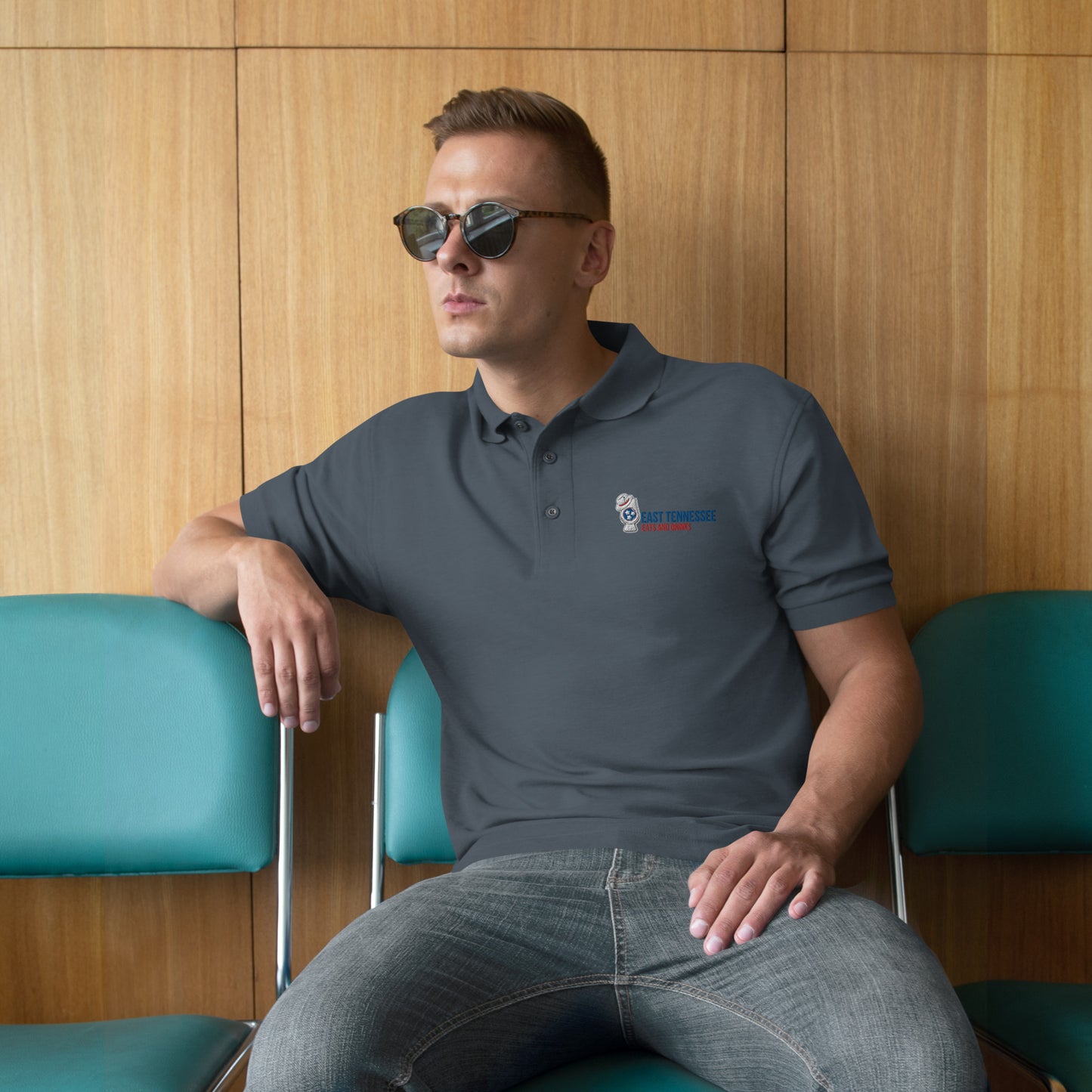 East Tennessee Eats and Drinks Men's Premium Polo