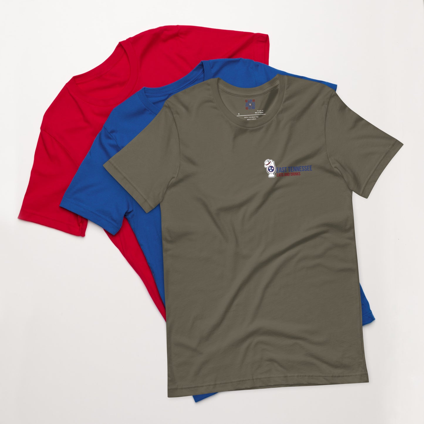East Tennessee Eats and Drinks Unisex t-shirt