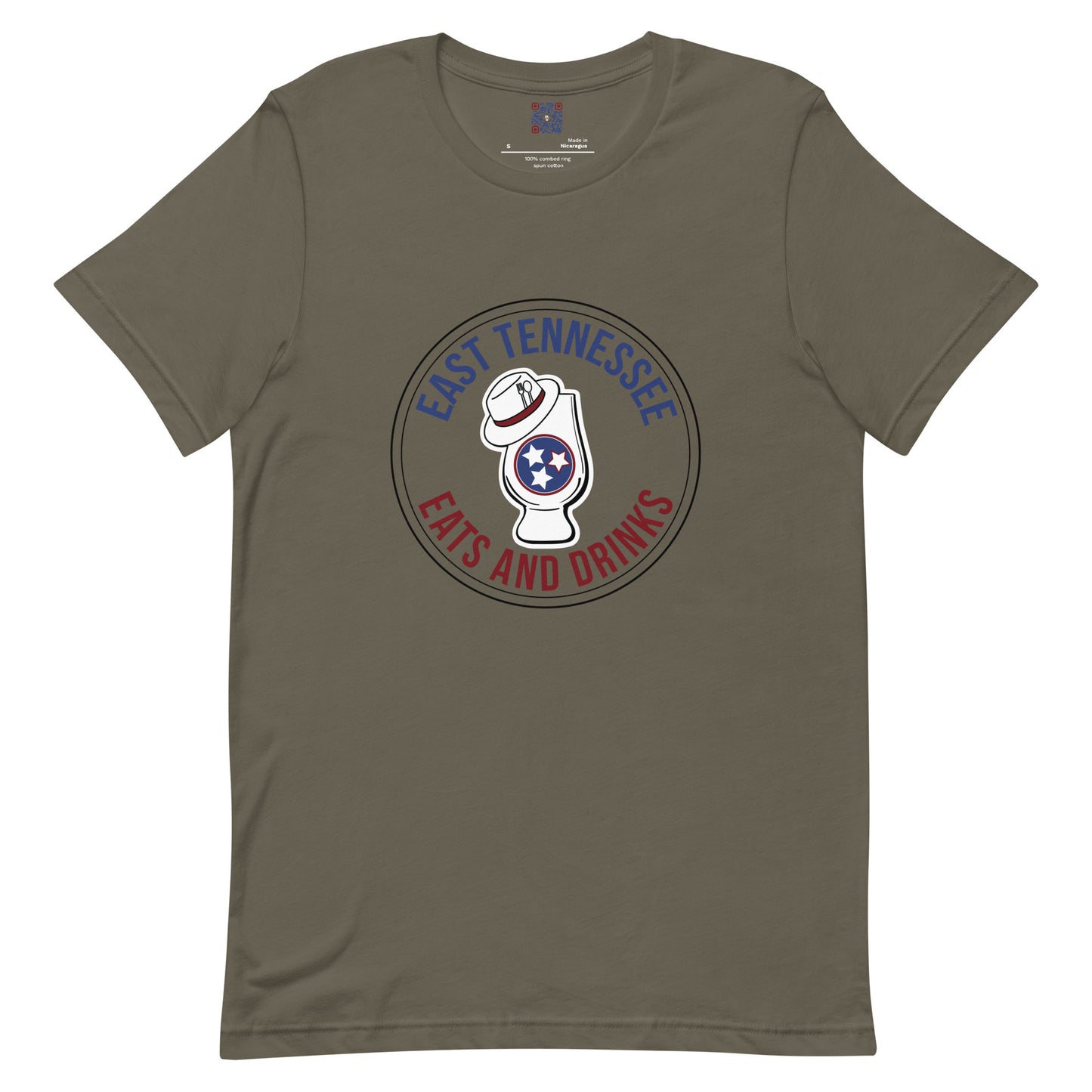East Tennessee Eats and Drinks Unisex t-shirt