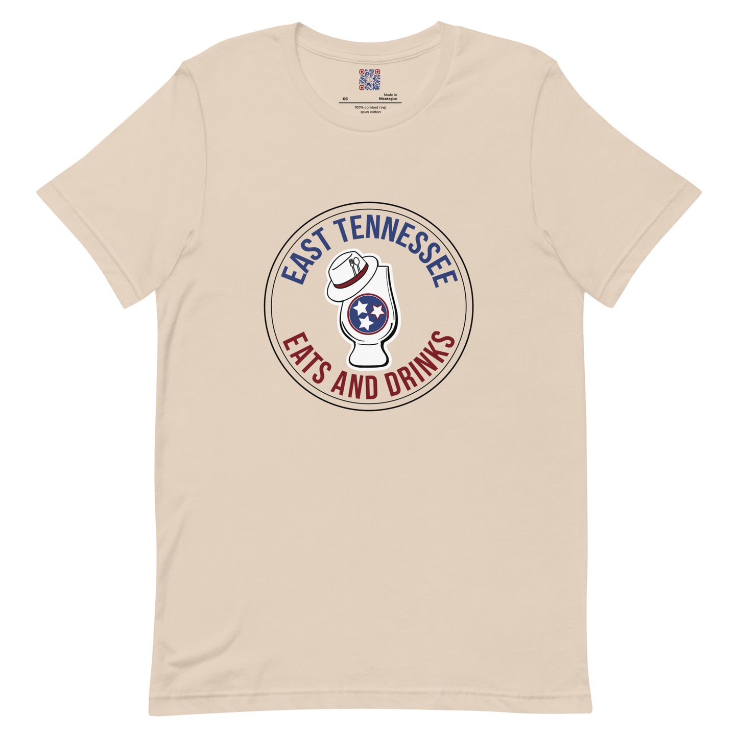 East Tennessee Eats and Drinks Unisex t-shirt