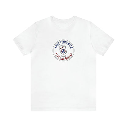 East Tennessee Easts and Drinks Logo Short Sleeve Tee