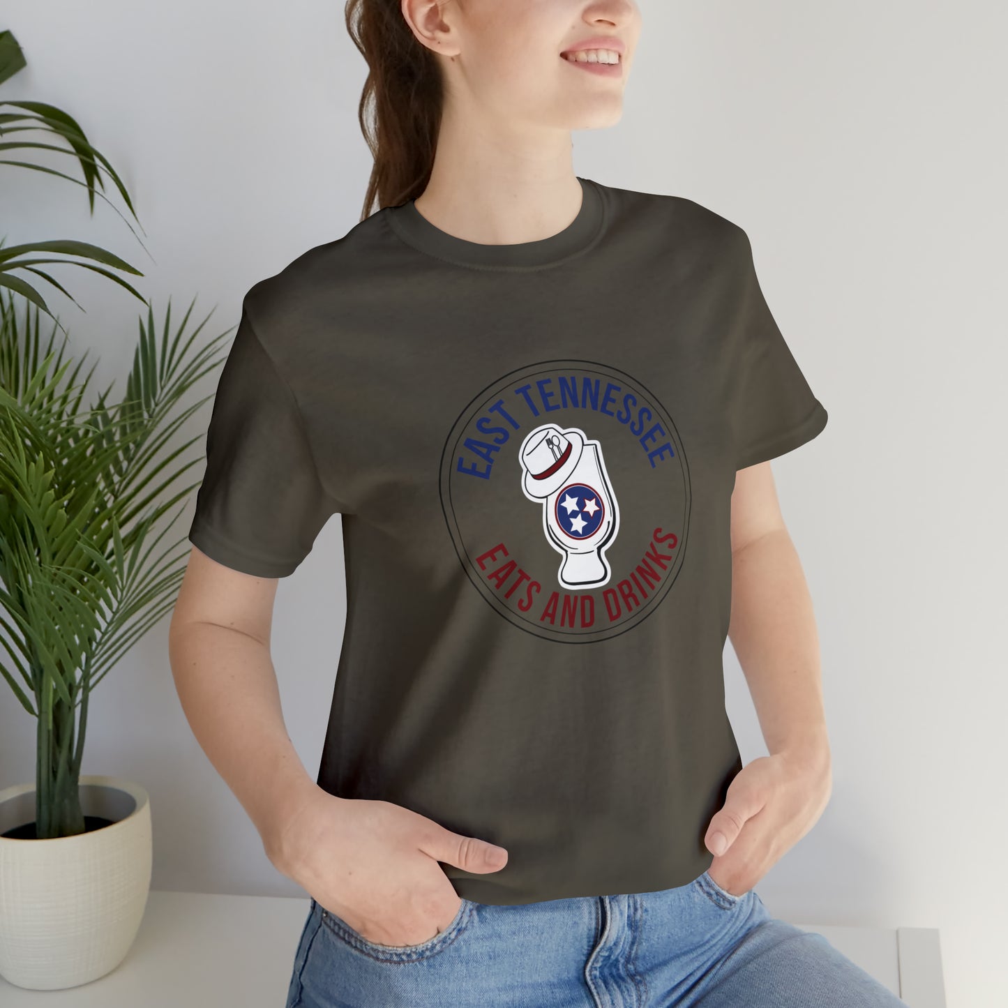 East Tennessee Easts and Drinks Logo Short Sleeve Tee