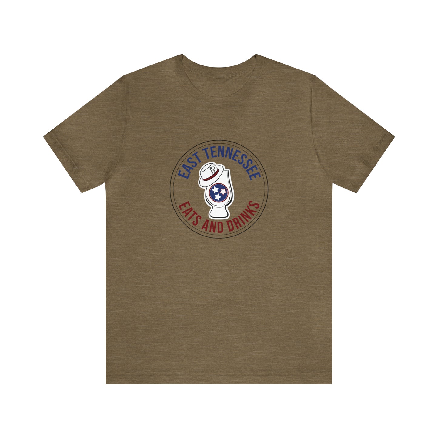 East Tennessee Easts and Drinks Logo Short Sleeve Tee
