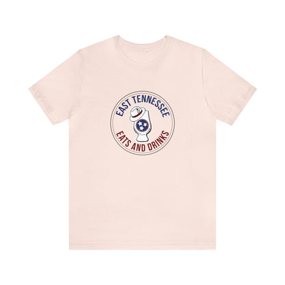 East Tennessee Easts and Drinks Logo Short Sleeve Tee