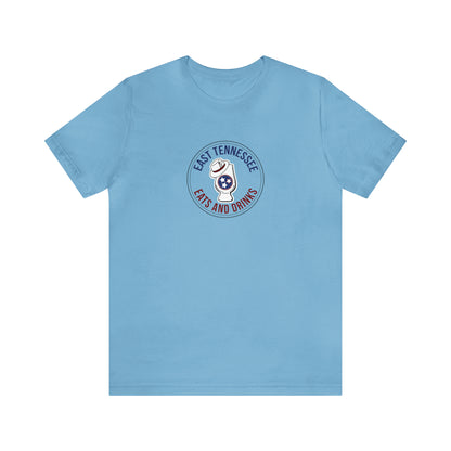 East Tennessee Easts and Drinks Logo Short Sleeve Tee