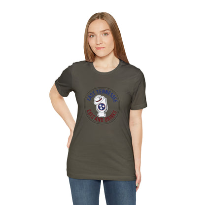 East Tennessee Easts and Drinks Logo Short Sleeve Tee