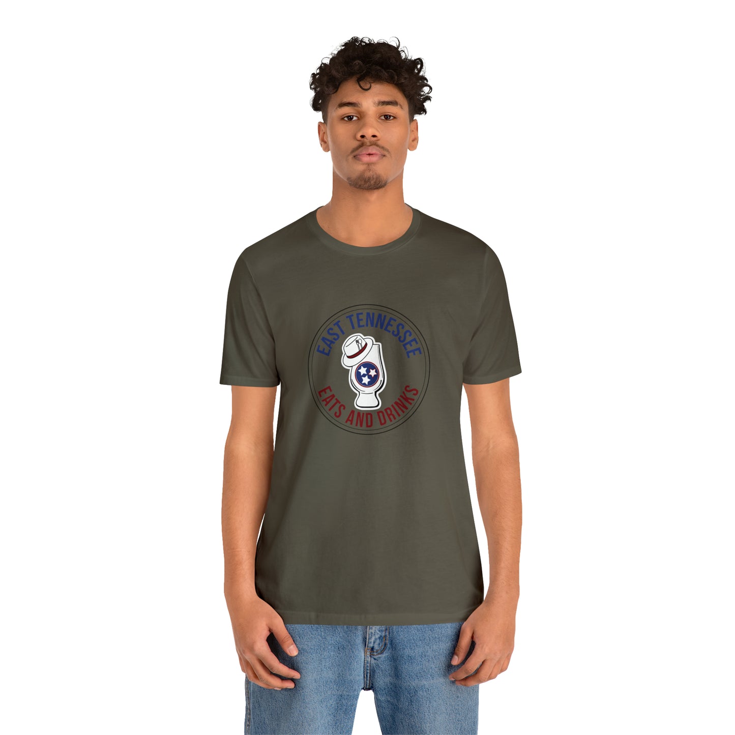 East Tennessee Easts and Drinks Logo Short Sleeve Tee