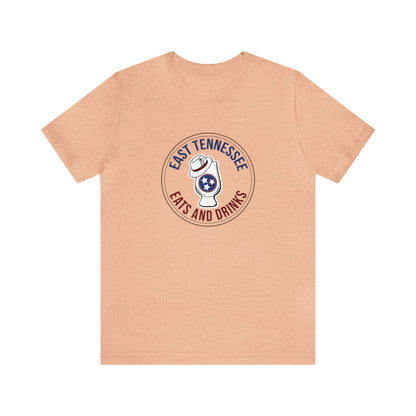 East Tennessee Easts and Drinks Logo Short Sleeve Tee