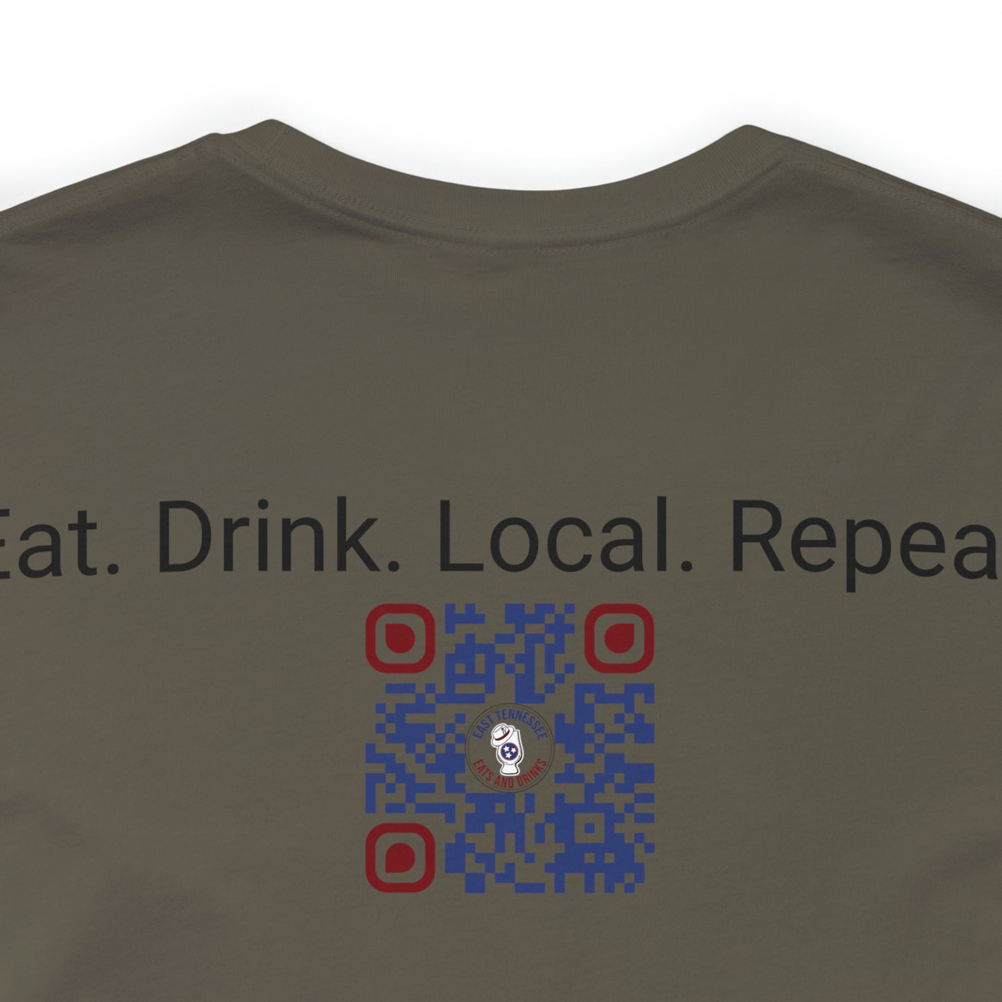 East Tennessee Easts and Drinks Logo Short Sleeve Tee