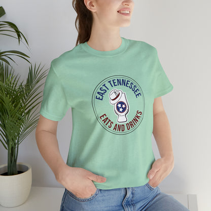 East Tennessee Easts and Drinks Logo Short Sleeve Tee