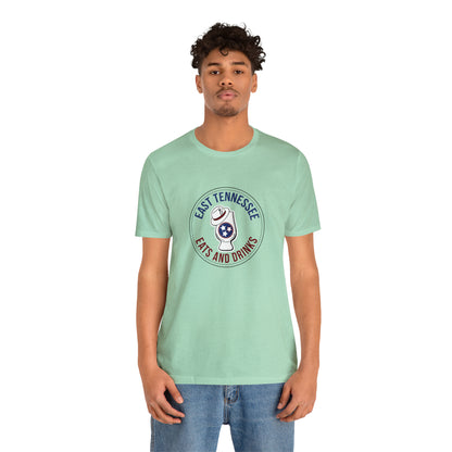 East Tennessee Easts and Drinks Logo Short Sleeve Tee