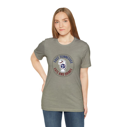 East Tennessee Easts and Drinks Logo Short Sleeve Tee