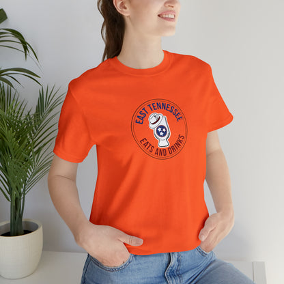 East Tennessee Easts and Drinks Logo Short Sleeve Tee