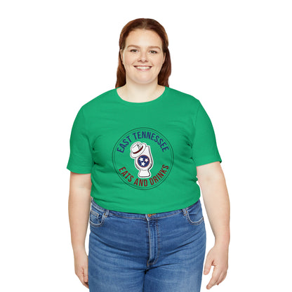 East Tennessee Easts and Drinks Logo Short Sleeve Tee