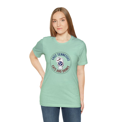 East Tennessee Easts and Drinks Logo Short Sleeve Tee
