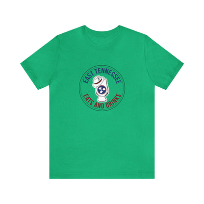 East Tennessee Easts and Drinks Logo Short Sleeve Tee
