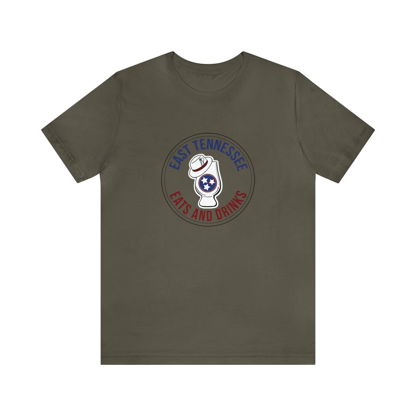 East Tennessee Easts and Drinks Logo Short Sleeve Tee