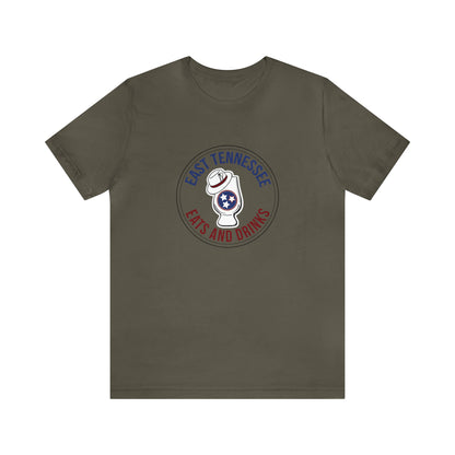 East Tennessee Easts and Drinks Logo Short Sleeve Tee