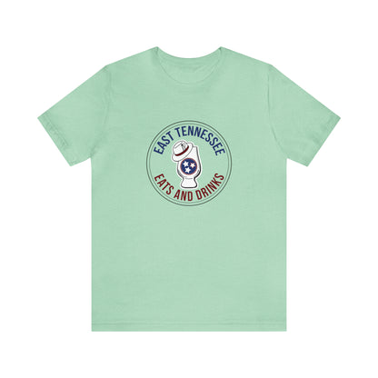 East Tennessee Easts and Drinks Logo Short Sleeve Tee