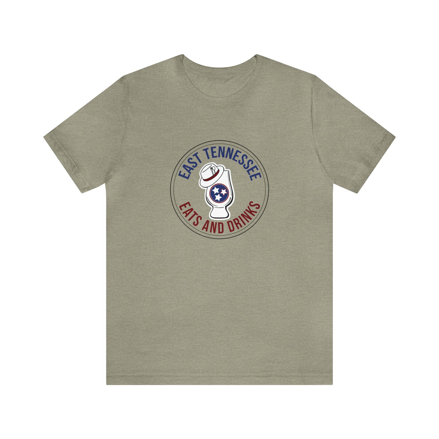 East Tennessee Easts and Drinks Logo Short Sleeve Tee