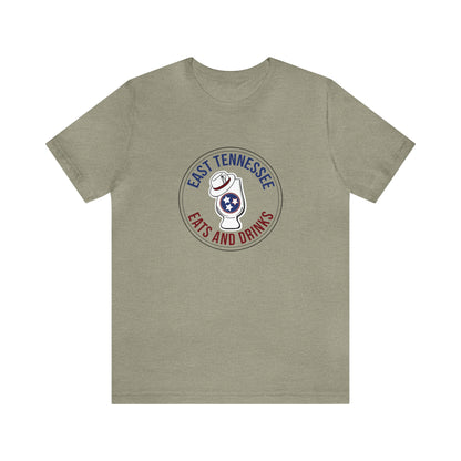 East Tennessee Easts and Drinks Logo Short Sleeve Tee