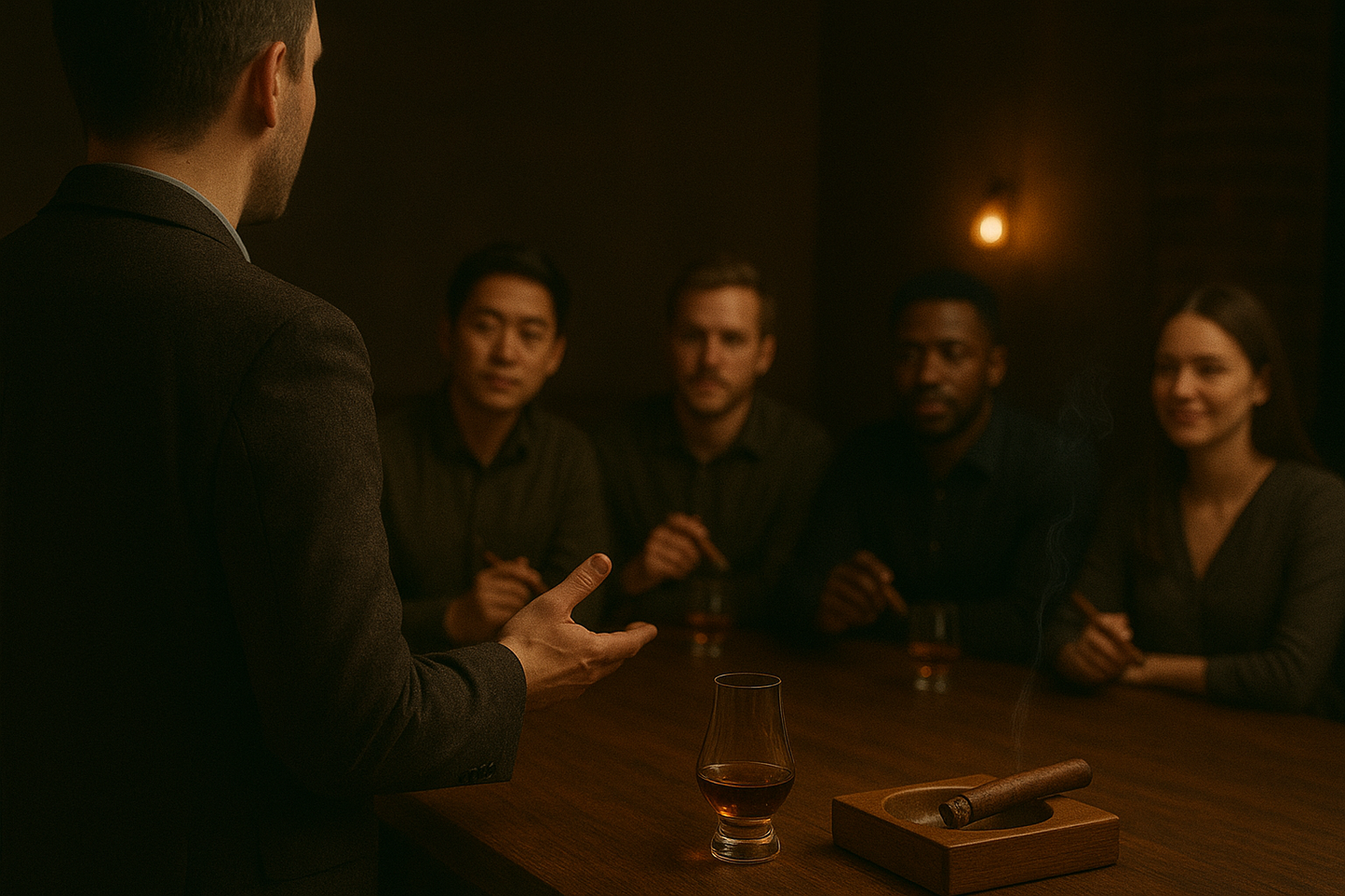 Whiskey and Cigar Pairing