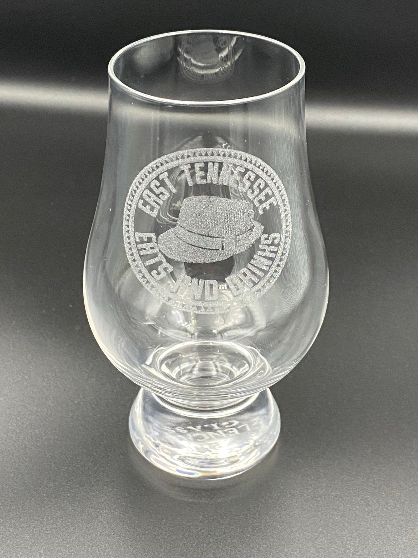 East Tennessee Eats And Drinks Custom Glencairn Whiskey Glass